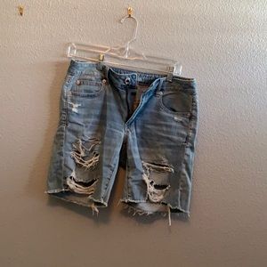 American eagle boyfriend jean shorts